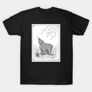 Medieval Battlefield Dumb Bear T-Shirt